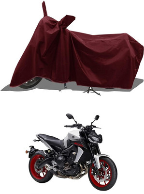 KEDIT Two Wheeler Cover for Yamaha(MT 09 BS6, Maroon)