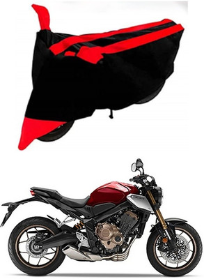 AutoGalaxy Waterproof Two Wheeler Cover for Honda(CB1000R Plus, Red, Black)