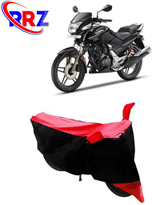 RRZ Waterproof Two Wheeler Cover for Hero(CBZ, Black, Red)