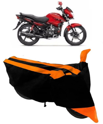 DeepShakshi AUTOMOTIVE Two Wheeler Cover for Hero(Glamour FI, Orange)