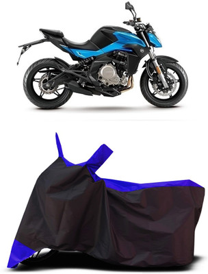 VESMEI Two Wheeler Cover for CFMoto(650 NK BS6, Blue)