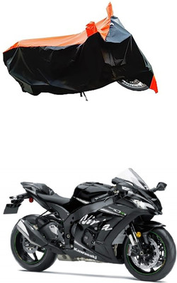VESMEI Two Wheeler Cover for Kawasaki(Z400, Orange)