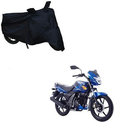 DeepShakshi AUTOMOTIVE Two Wheeler Cover for TVS(Flame SR125, Black)