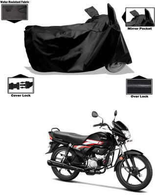 GOSHIV-car and bike accessories Waterproof Two Wheeler Cover for Hero(CD deluxe, Black)
