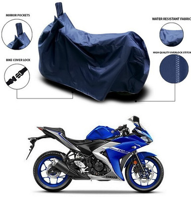 DeepShakshi AUTOMOTIVE Two Wheeler Cover for Yamaha(YZF R3, Blue)