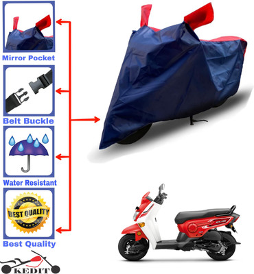 AASHTIK MART Two Wheeler Cover for Honda(Cliq, Red, Blue)