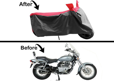 Archistylo Waterproof Two Wheeler Cover for Bajaj(Avenger 220 Cruise, Red)
