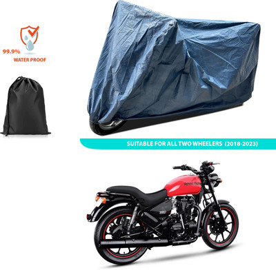 CODOKI Waterproof Two Wheeler Cover for Royal Enfield(Thunderbird 350, Blue)