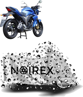 NOIREX Two Wheeler Cover for Suzuki(Gixxer, Silver)