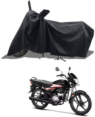 PAGORA Waterproof Two Wheeler Cover for Hero(CD deluxe, Black)
