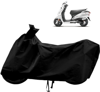 Horseyaart Waterproof Two Wheeler Cover for Hero(Duet 125CC, Black)