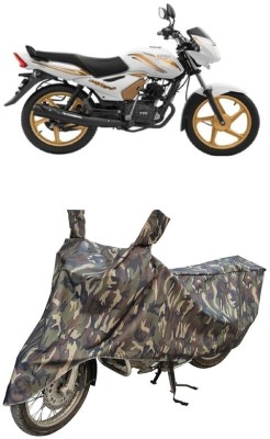 SHIVRAT Waterproof Two Wheeler Cover for TVS(Star City, Multicolor)