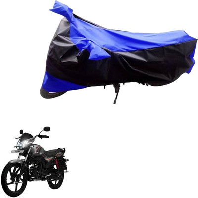 Mdstar Waterproof Two Wheeler Cover for Mahindra(Pantero, Black, Blue)