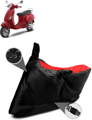 AutoGalaxy Waterproof Two Wheeler Cover for Vespa(VXL 125 BS6, Red)