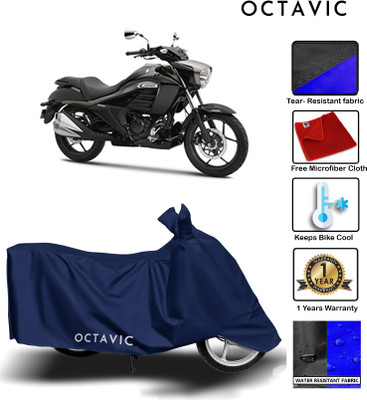 octavic Waterproof Two Wheeler Cover for Suzuki(Intruder, Blue)