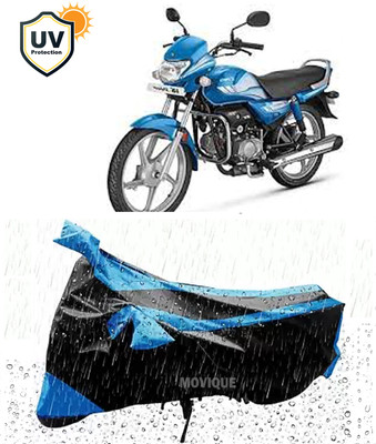 MOVIQUE Waterproof Two Wheeler Cover for Hero(HF Deluxe, Black)