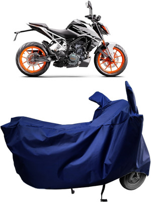 Amexride Two Wheeler Cover for KTM(200 Duke BS6, Blue)