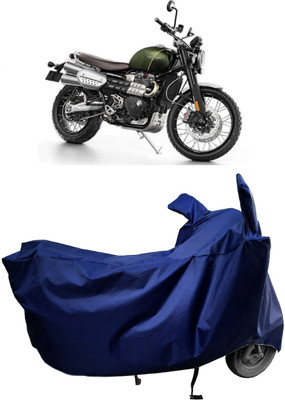 Amexride Two Wheeler Cover for Triumph(Scrambler 1200 BS6, Blue)