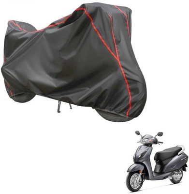Car Life Two Wheeler Cover for Honda(Activa 5G, Grey, Red)