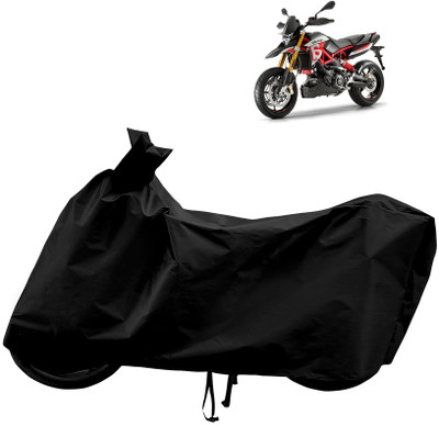 Horseyaart Waterproof Two Wheeler Cover for Aprilia(Dorsoduro 900, Black)