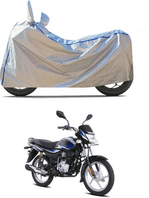 PAGORA Waterproof Two Wheeler Cover for Bajaj(Platina 100, Silver)