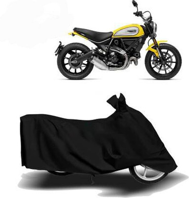 MWBB Waterproof Two Wheeler Cover for Ducati(Scrambler Icon, Black)