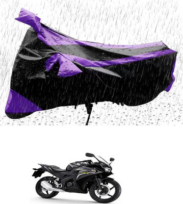 RONISH Waterproof Two Wheeler Cover for Honda(CBR 150R, Purple, Black)