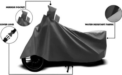 Mdstar Waterproof Two Wheeler Cover for Honda(SP125, Grey)