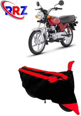 RRZ Waterproof Two Wheeler Cover for Bajaj(Boxer AT, Black, Red)