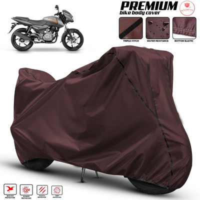 MADAFIYA Two Wheeler Cover for Bajaj(Pulsar 180 DTS-i, Maroon, Black, Multicolor)