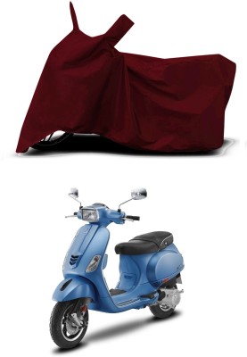 VESMEI Two Wheeler Cover for Vespa(SXL 150 BS6 BS6, Red)