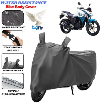BigFly Two Wheeler Cover for Yamaha(FZ FI, Grey)