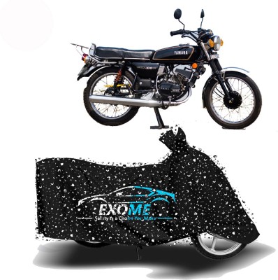 EXOME Two Wheeler Cover for Yamaha(RX 100, Black)