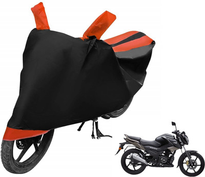 Auto Hub Two Wheeler Cover for TVS(Raider, Orange)