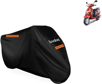 Juvdoxj Waterproof Two Wheeler Cover for Mahindra(Duro DZ, Black)