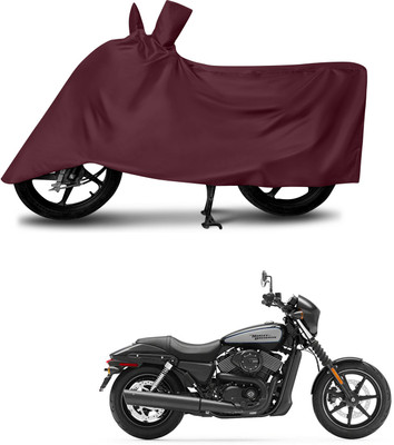 DeepShakshi AUTOMOTIVE Waterproof Two Wheeler Cover for Harley Davidson(Street 750, Maroon)