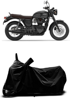 MMSSTAR Waterproof Two Wheeler Cover for Triumph(Bonneville T120 Black BS6, Black)