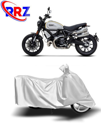 RRZ Waterproof Two Wheeler Cover for Ducati(Scrambler 1100, White)
