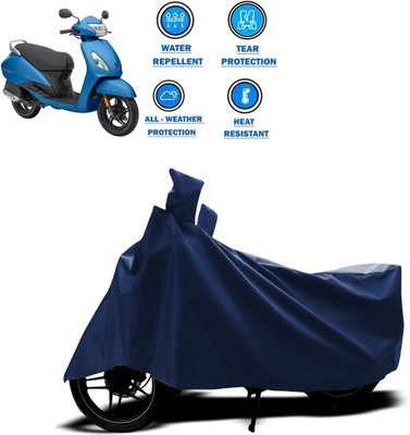 CODOKI Waterproof Two Wheeler Cover for TVS(Jupiter classic, Blue)