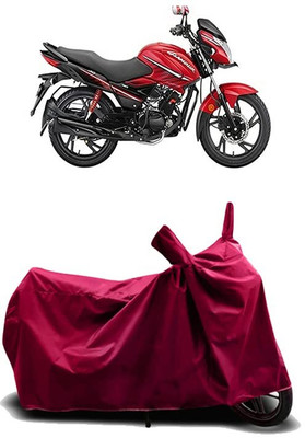 KEDIT Two Wheeler Cover for Hero(Glamour i3s, Maroon)