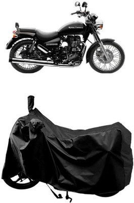 AutoKick Two Wheeler Cover for Royal Enfield(Thunderbird 500, Black)