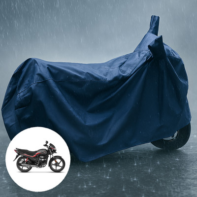 PAGORA Waterproof Two Wheeler Cover for Hero(Passion Plus, Blue, Blue)