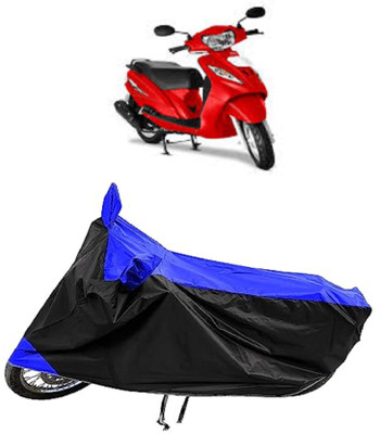 MMSSTAR Two Wheeler Cover for TVS(Wego, Blue)