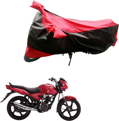 Mdstar Waterproof Two Wheeler Cover for TVS(Jive, Black, Red)