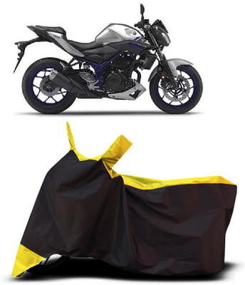 VESMEI Two Wheeler Cover for Yamaha(MT-03, Yellow)