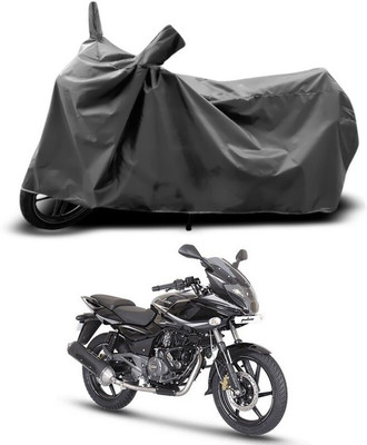 DeepShakshi AUTOMOTIVE Two Wheeler Cover for Bajaj(Pulsar 220 DTS-i, Grey)