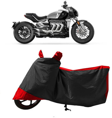 GROFATIK Two Wheeler Cover for Triumph(Rocket III, Red)