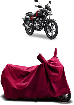 AASHTIK AMRT Two Wheeler Cover for Bajaj(V15, Maroon)