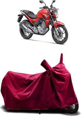 AASHTIK AMRT Two Wheeler Cover for Honda(CB Twister, Maroon)