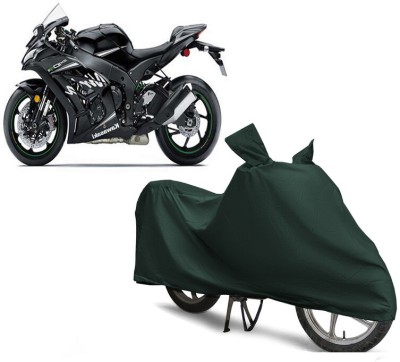 EGAL Waterproof Two Wheeler Cover for Kawasaki(Ninja ZX-10R BS6, Green)